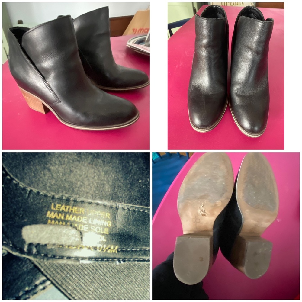 Jessica Simpson leather booties